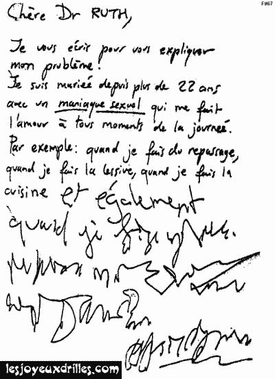 maniaque sexuel!